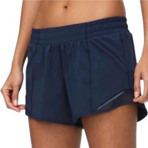 Lululemon blue hotty hot shorts